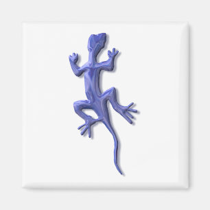 Lizard-Blau Magnet