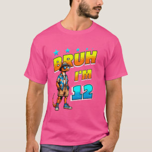 Lizard Bruh Iu2019m 12 12. Geburtstagsparty T-Shirt