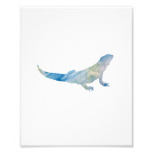 Lizard Colorful Watercolor Fotodruck (Vorne)