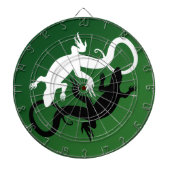 Lizard Dartboard Cool Tribal Raven Art Dartboard Dartscheibe (vorne)