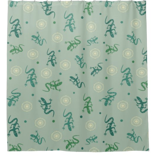Lizard Duschvorhang (Vorderseite)