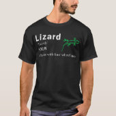Lizard eine Schlange mit Vier-Rad-Antrieb Lizard T-Shirt (Vorderseite)