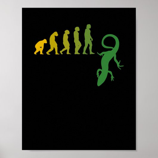 Lizard Evolution Reptiles Poster (Vorne)