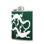 Lizard Flask Custom Reptile Lizard Art Drink Flask Flachmann (Links)