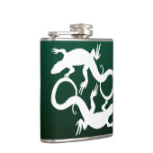 Lizard Flask Custom Reptile Lizard Art Drink Flask Flachmann (Rechts)
