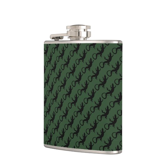 Lizard Flask Custom Reptile Lizard Art Drink Flask Flachmann (Links)