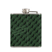 Lizard Flask Custom Reptile Lizard Art Drink Flask Flachmann (Rückseite)