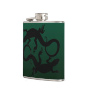 Lizard Flask Custom Reptile Lizard Art Drink Flask Flachmann (Links)