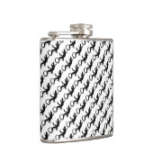 Lizard Flask Geschenke Reptile Lizard Art Drink Fl Flachmann (Rechts)