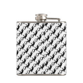 Lizard Flask Geschenke Reptile Lizard Art Drink Fl Flachmann (Rückseite)