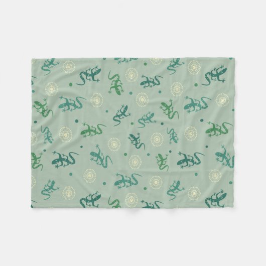 Lizard Fleecedecke (Vorderseite (Horizontal))