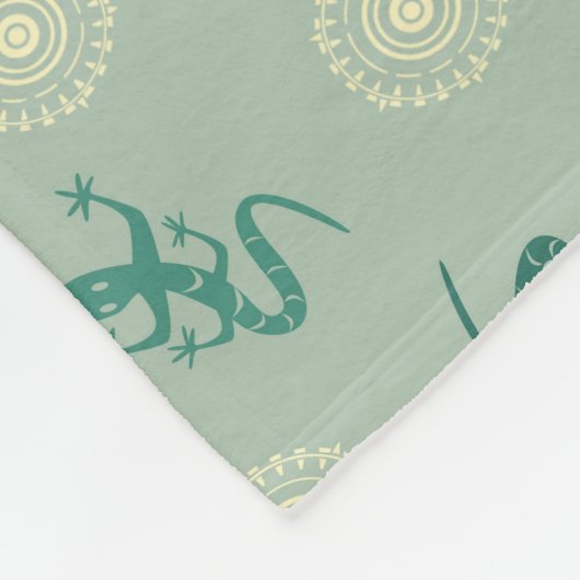 Lizard Fleecedecke (Ecke)