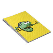 Lizard Funny Cartoon Illustration Notizblock (Rechte Seite)