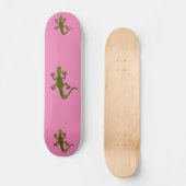LIZARD GECKO PINK SKATEBOARD DECK (Vorderseite)