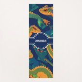 Lizard Geometric Personalisiertes Muster Yogamatte (Vorderseite)