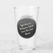 Lizard Glasses Personalisiert Reptile Art Glasses Glas (Rückseite)