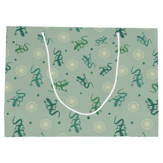 Lizard Große Geschenktüte (Rückseite)