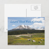 Lizard Head Pass, Colorado Postkarte (Vorne/Hinten)