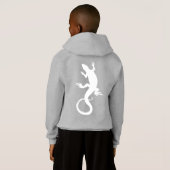 Lizard Hoodie Kids Hooded Lizard Jacket (Schwarz voll)