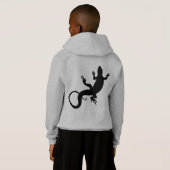 Lizard Hoodie Kids Hooded Lizard Jacket (Schwarz voll)