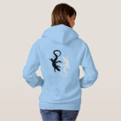 Lizard Hoodies Reptile Art Hooded Sweatshirts Gesc (Schwarz voll)