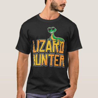 Lizard Hunter Funny Gecko Reptile Owner Kids Gift T-Shirt