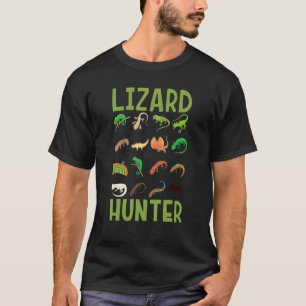 Lizard Hunter Reptile Bartard Dragon Lizards T-Shirt