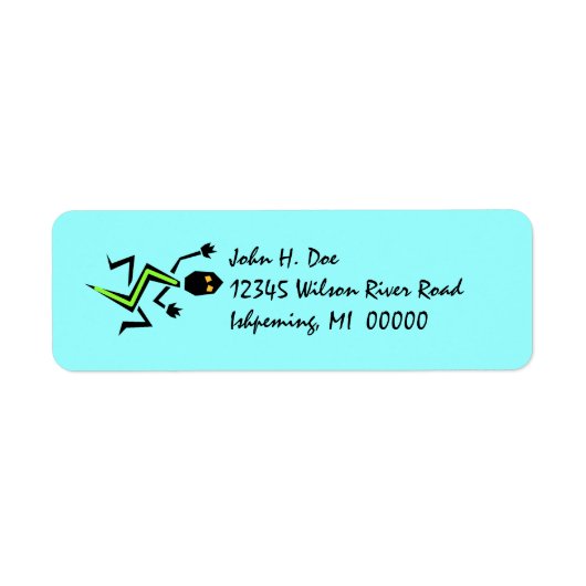 Lizard Iguana Address LABEL ~ EZ2 Change Info (Vorne)