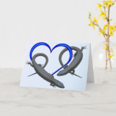 Lizard I'm Sorry Karte (Gelbe Blume)