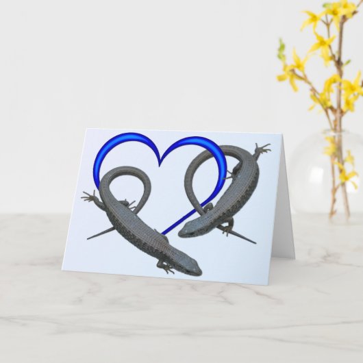 Lizard I'm Sorry Karte (Gelbe Blume)