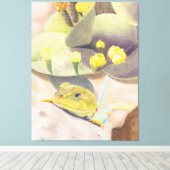 Lizard in der Wüste Leinwanddruck (Insitu (Holzboden))