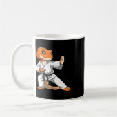Lizard Karate Bartded Dragon Eigentümer Bartded Dr Kaffeetasse (Links)