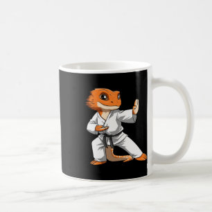 Lizard Karate Bartded Dragon Eigentümer Bartded Dr Kaffeetasse