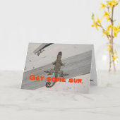 Lizard Karte (Gelbe Blume)