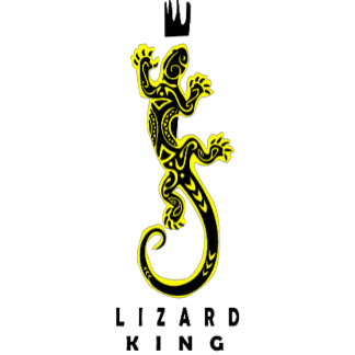Lizard King Design auf T - Shirt
