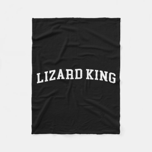 Lizard King Fleecedecke (Vorderseite)