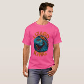 Lizard King Funny Reptile Exotic Iguana Bart Dr. T-Shirt (Vorne ganz)