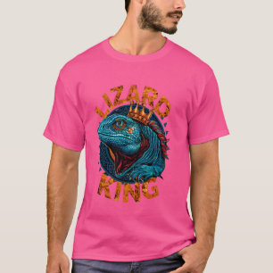 Lizard King Funny Reptile Exotic Iguana Bart Dr. T-Shirt