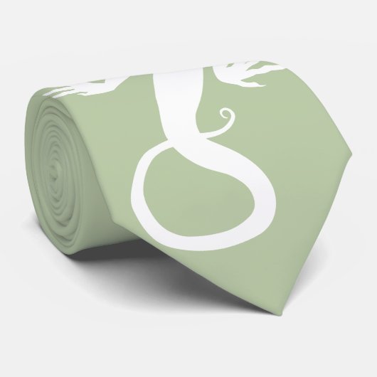 Lizard Krawatte Cool Reptile Gifts Lizard Art Neck (Gerollt)