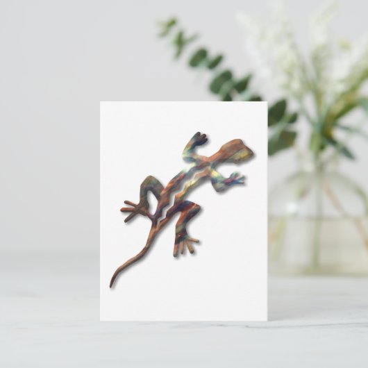 Lizard-Kupfer Postkarte (Stehend Vorderseite)