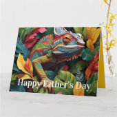 Lizard Leaves & Colour Karte (Gelbe Blume)