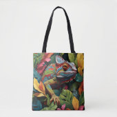 Lizard Leaves & Colour Tasche (Vorderseite)