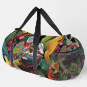 Lizard Leaves & Farbe Duffle Bag (Rechte Ecke)