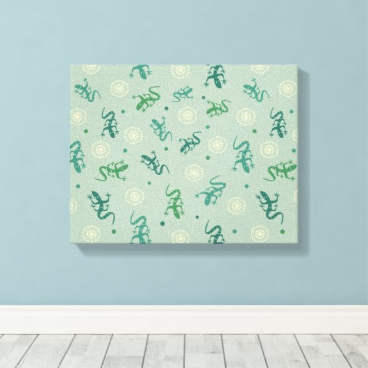 Lizard Leinwanddruck (Insitu (Holzboden))