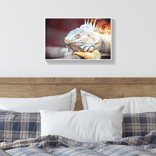 Lizard Leinwanddruck (Insitu (Schlafzimmer))