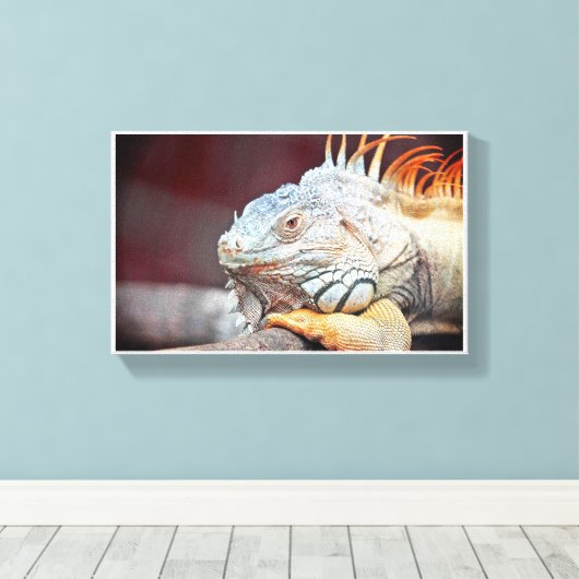 Lizard Leinwanddruck (Insitu (Holzboden))