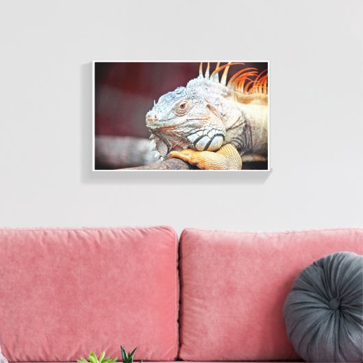 Lizard Leinwanddruck (Insitu (Wohnzimmer))