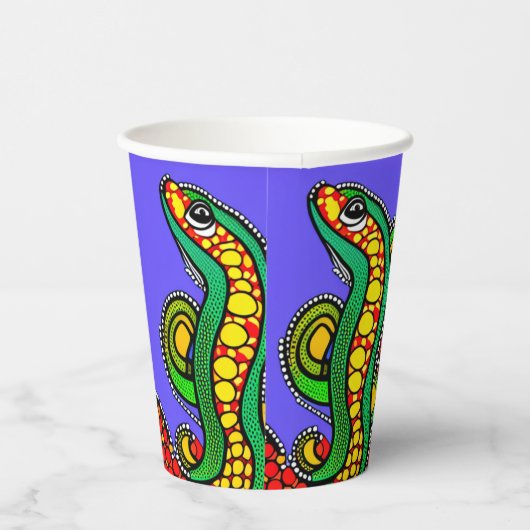 Lizard Liebe Pappbecher (Rechts)