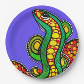 Lizard Liebe Pappteller (Vorderseite)