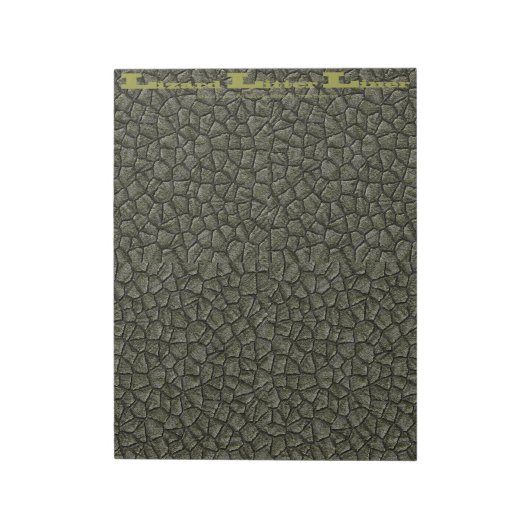 Lizard Litter Liner Green Scale Notizblock (Rotiert)